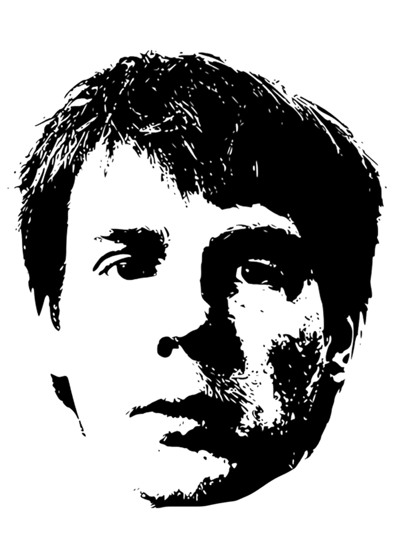 Retrato en blanco y negro de Rempalago Amarillo